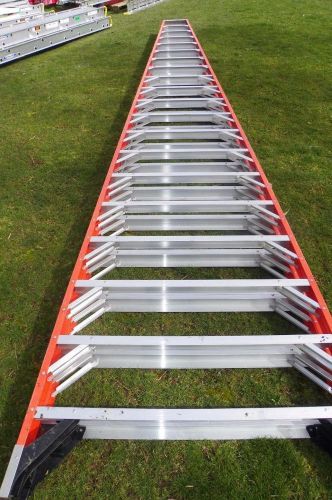 Werner T7420 20 ft. Fiberglass Twin Step Ladder 300 lb. Load Capacity A-Frame