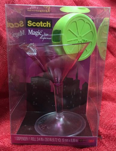 Scotch Magic Tape Dispenser Margarita Glass