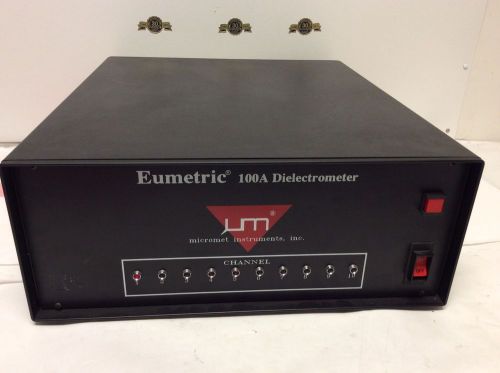 Micromet instruments inc eumetric 100a dielectrometer 10 channel thermocouple for sale