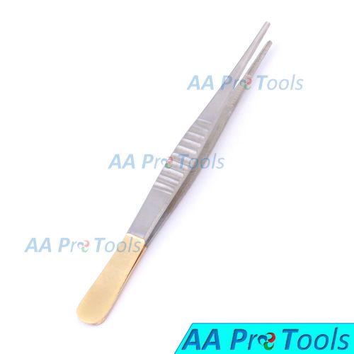 AA Pro: Atraumatic Artery Debakey Forceps Clamp 8&#034; Gold Handle Ent Surgical New