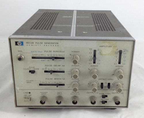 Hewlett Packard Model 8013B Pulse Generator