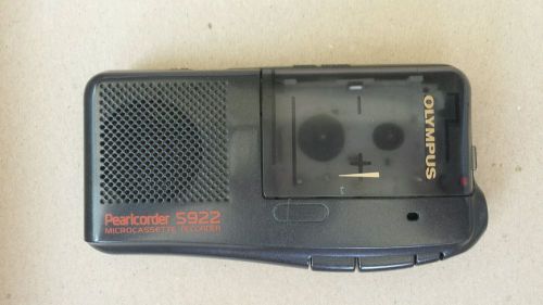 Olympus Pearlcorder S922 Microcasette Voice Recorder Dictation System