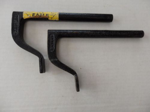 2 Black Steel Eagle Tools Brand Bench Dogs 8&#034;