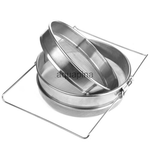 Honey strainer double sieve stainless steel beekeeping equipment filter for sale