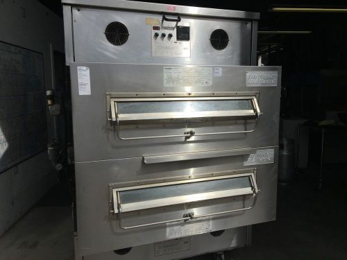 Used middleby marshall extra wide body 44&#034; 360ewb conveyor double pizza oven for sale