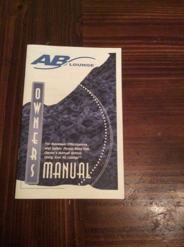 AB Lounge Manuals