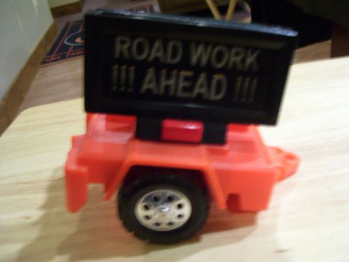 2011 tonka flashing road work ahead sign for sale