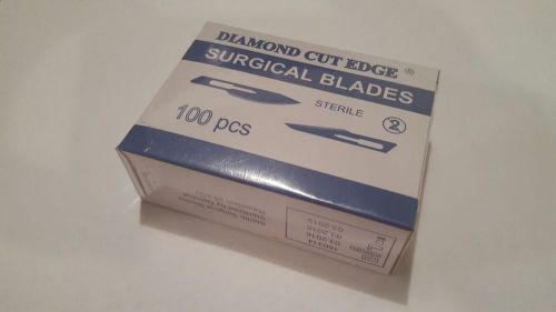 100 Surgical Scalpel Blades #21 Steel Sterile 25kGy Sterility Guaranteed