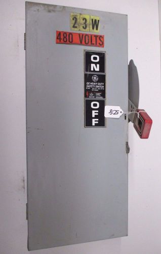 GE 60A 600V Fusible Heavy Duty Safety Switch #508