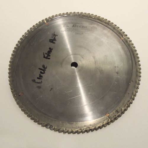 Decor 12&#034; Carbide-Tipped Circular Saw Blade 100 Teeth, 5/8&#034; Arbor
