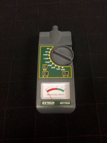 Extech sound level meter 407703a for sale