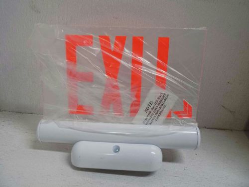 Lot of 4 beghelli cycsalr1cwcs cyclone self powered extruded edgelit exit signs for sale