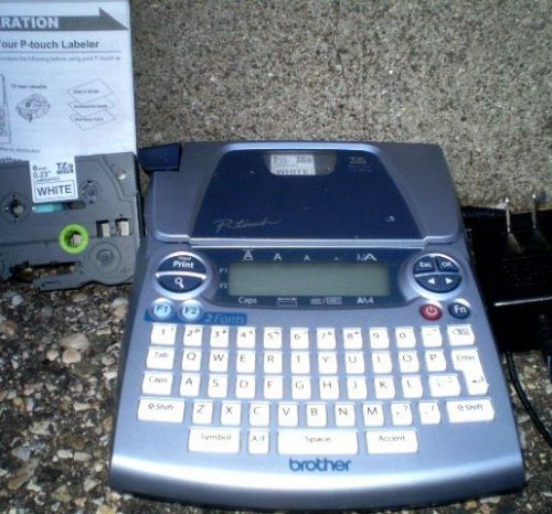 BROTHER PT-1880 P-TOUCH Deluxe LABEL MAKER Thermal Printer Machine