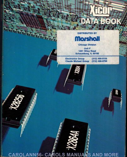 XICOR Data Book 1985