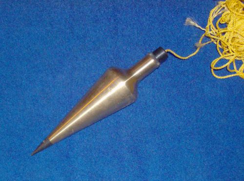 16 oz. precision plumb bob with cord--brass-replaceable steel tip for sale