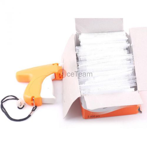 Newest Regular Clothes Garment Price Label Tag Tagging Gun 5000 Barbs 1 Needle