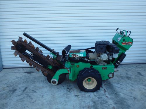 2011  Ditch Witch RT10 walk behind trencher, Honda gas engine, vermeer