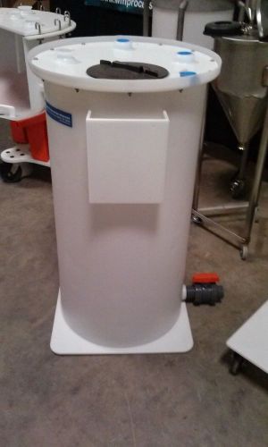 Hdpe plastic tank, pre engineered polyethylene mixtank with removable lid for sale
