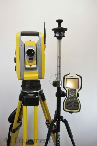 Trimble s3 2&#034; dr robotic total station w/ tsc3 data collector, 360° prism s6, s8 for sale