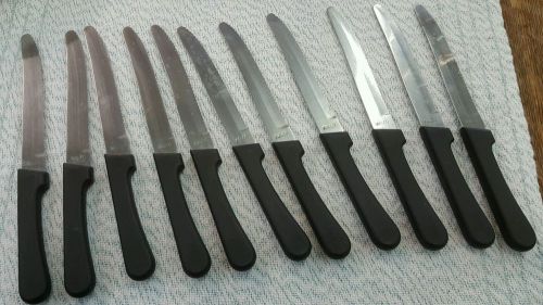 (11) WALCO- Round Tip S/S Steak Knife with 4-5/8&#034; Blade