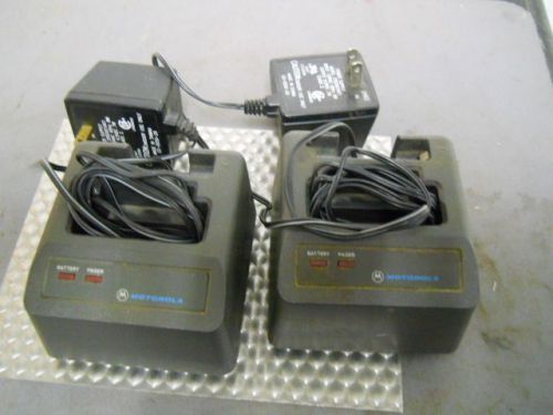 Lot of 2 Motorola NRN 4952A Chargers for Motorola Minitor 2/ II Fire Radio Pager
