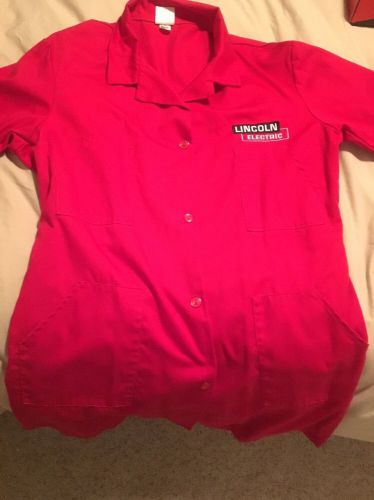 Lincoln Electric Red Welding Lab Coat, X Large
