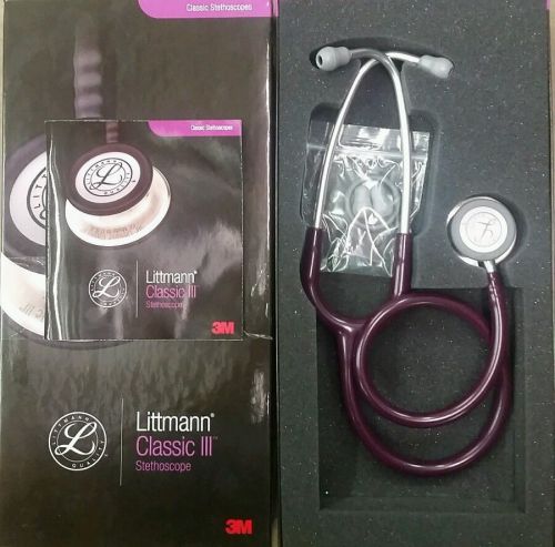 3M Littmann Classic III Stethoscope,  Plum Tube, 28&#034; #5831