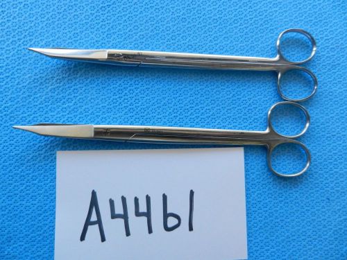 Richards Surgical 21cm Curved Scissors 21-0431  Lot of 2