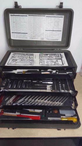 KIPPERTOOL KIPPER TOOLS Box, Military 4 Drawer Tool Box, General Mechanic Kit