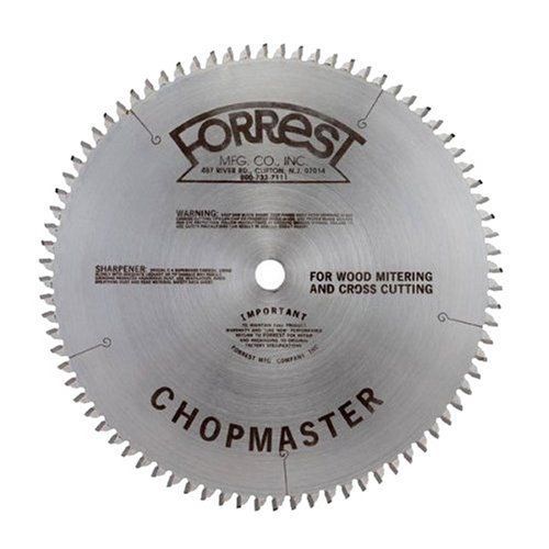 Forrest CM12806115 Chopmaster 12-Inch 80-tooth ATB Miter Saw Blade with 1-Inc...