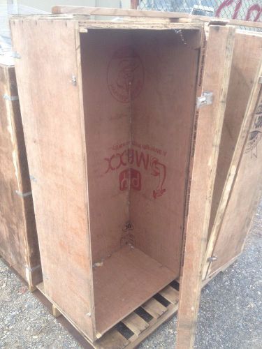48&#034; Wooden Shipping Crate 2 x 2 x 4  some larger some smaller Hardwood Plywood