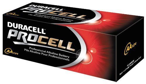 Duracell procell aa 24 pack pc1500bkd09 for sale