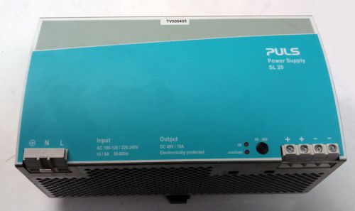 Used puls sl20.113 power supply 100-120/220-240vac-in 48vdc/10a-out for sale