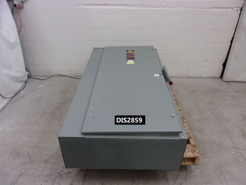 Square d 240 volt 800 amp fused single phase disconnect (dis2859) for sale