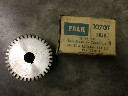 Falk 1070T Hub For 70 &amp; 1070T Falk Steelflex Couplings Bore 1.000&#034; KW 1/4x1/8