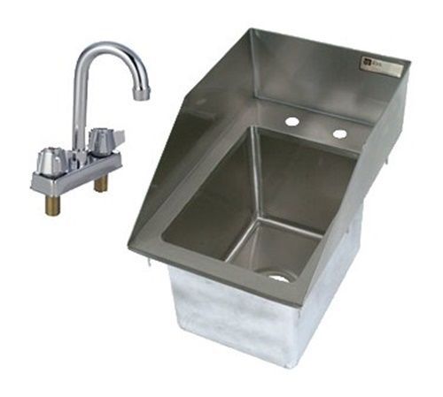 John boos pb-disink101410-p-sslr drop-in sink - 10&#034; one compartment 10&#034;w x... for sale