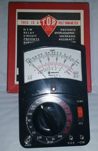 Vintage Monarch Model MT-220 Volt OHM Meter Electronic -Made in Japan New in Box