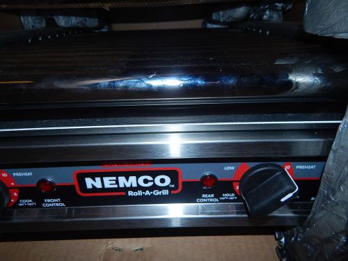 NEMCO 8045N ROLLER GRILL 45 HOT DOG CAPACITY NARROW 120V