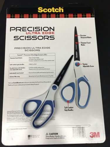 1 NEW Scotch Precision Ultra Edge Scissor life warranty 100000 cuts! titanium