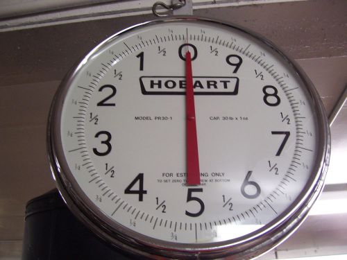 Hobart double face hanging scale pr 30-1 capacity 30 lbs x 1 oz for sale