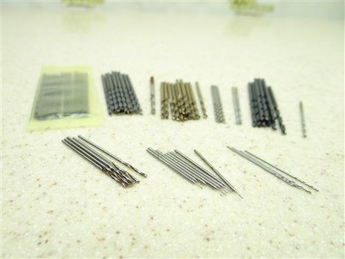 82 hss mirco precision twist drills 1/64&#034; to 5/64&#034; cleveland morse guhring for sale