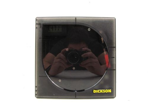 Dickson 6&#034; Temperature Chart Recorder KT625 with Power Supply