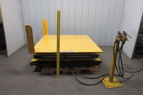 KNIGHT 4000 LB. Pneumatic Lift &amp; Tilt Table 57x52&#034; Top 35 Deg Tilt Clean&amp; Tested