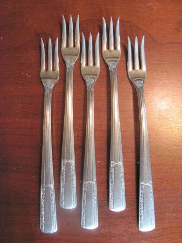 5 PROVIDENCE Stainless Steel Cocktail Forks  SET of 5