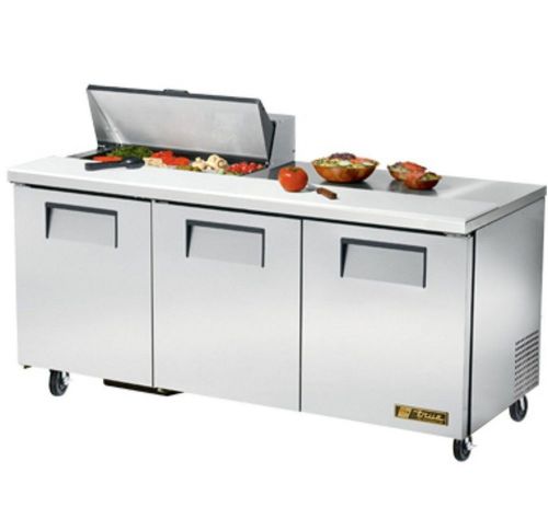 True tssu-72-8 food prep table: solid 3 door 115v free shipping!!!!! for sale