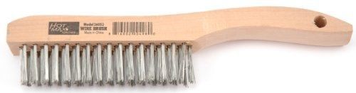 Hot Max 26052 4 by 16 Shoe Handle Stainless Steel Wire Brush