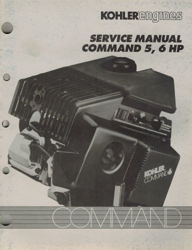 Kohler command  5 6 hp  engine service manual &#034;new&#034; for sale