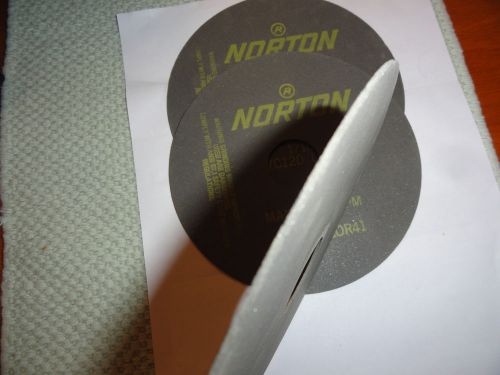 Norton 6&#034; X 1/16&#034; X 1 1/4&#034; Cut Off Wheels, Silicon Carbide 37C120 LOR41