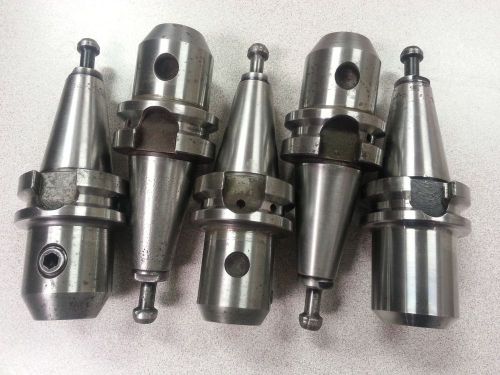 5 TOOL HOLDERS BT30 FOR 1/2 0.500 TOOLS, 60MM GAGE LINE