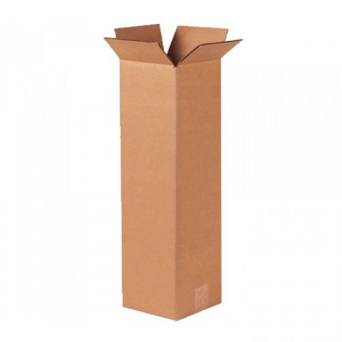 Corrugated cardboard tall shipping storage boxes 10&#034; x 10&#034; x 48&#034; (bundle of 20) for sale